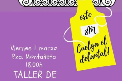 Taller delantales en Alicante. 1 de marzo a las 18 horas en plaza montañeta