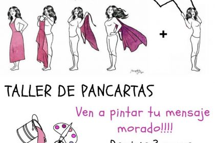 Alicante, taller pancartas. 3 de marzo a las 12 horas en plaza montañeta