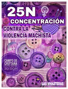 25N campo de criptana, a las 20 horas en plaza mayor