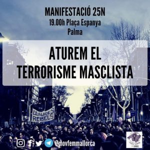 25N palma, a las 19 horas en plaza españa