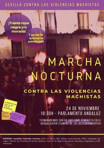 24N Sevilla, a las 18:30 horas en el parlamento andaluz