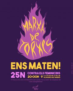 25N villafranca del penedes, 20 horas plaza de la vila
